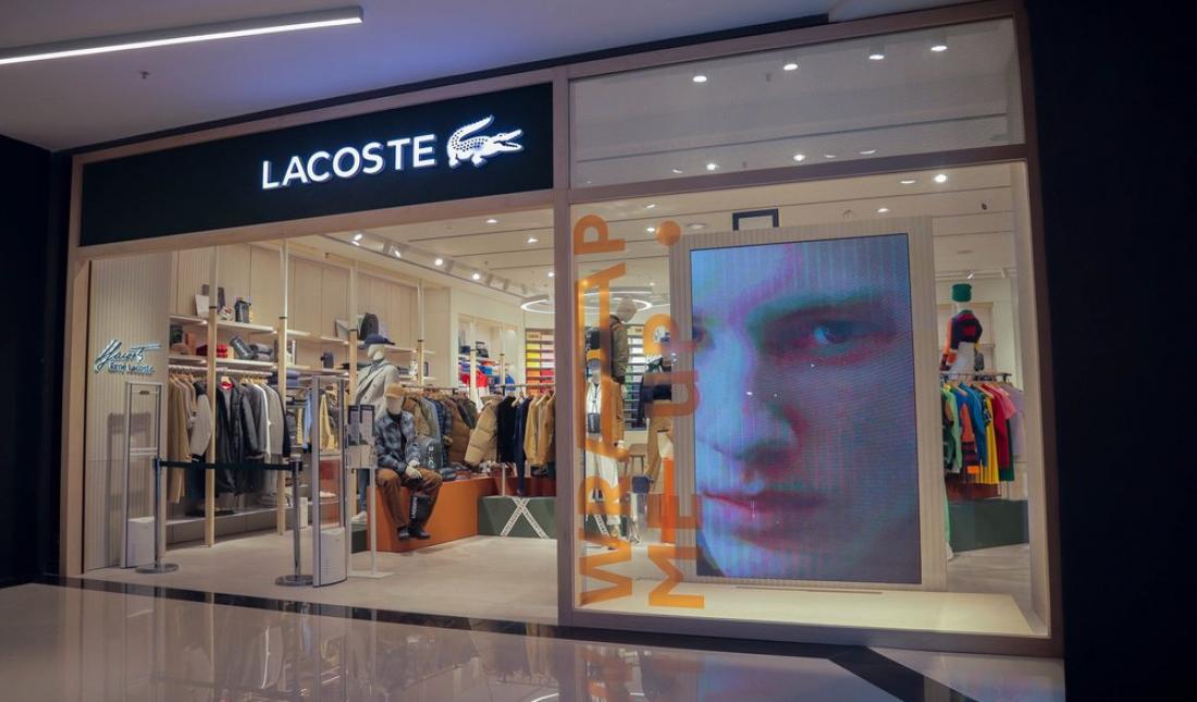 Новый магазин Lacoste в концепции Le Club Evolution